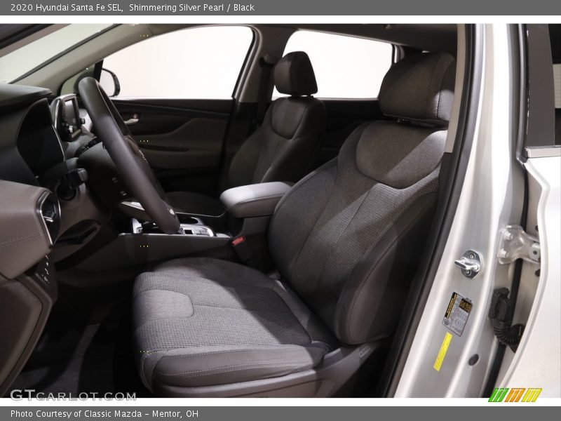 Shimmering Silver Pearl / Black 2020 Hyundai Santa Fe SEL