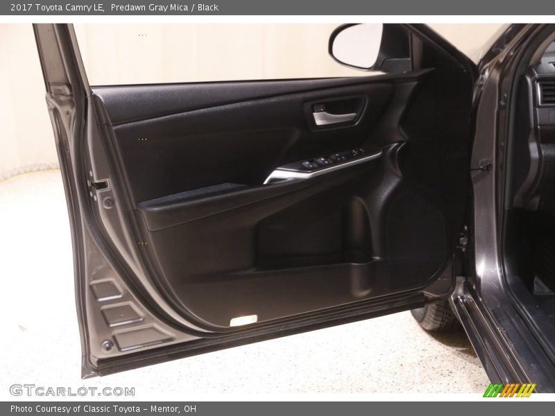 Predawn Gray Mica / Black 2017 Toyota Camry LE