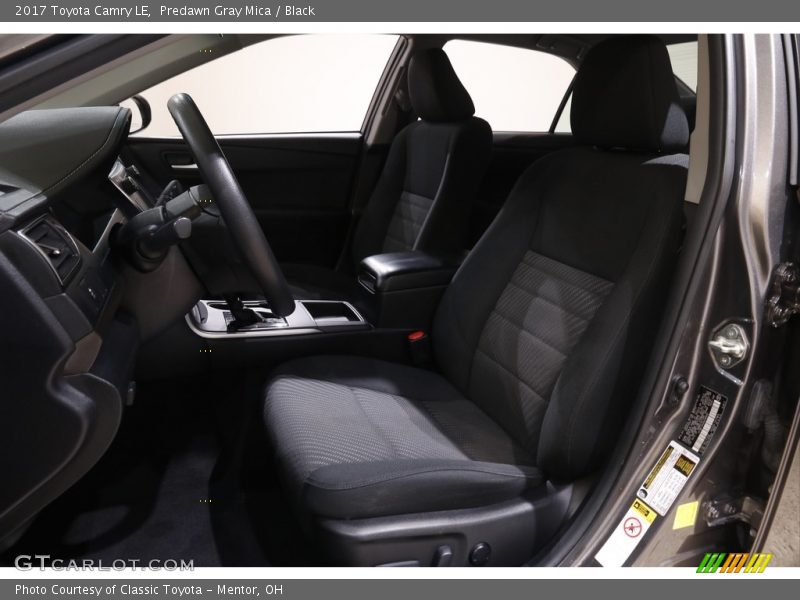Predawn Gray Mica / Black 2017 Toyota Camry LE