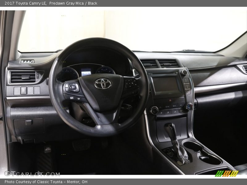 Predawn Gray Mica / Black 2017 Toyota Camry LE