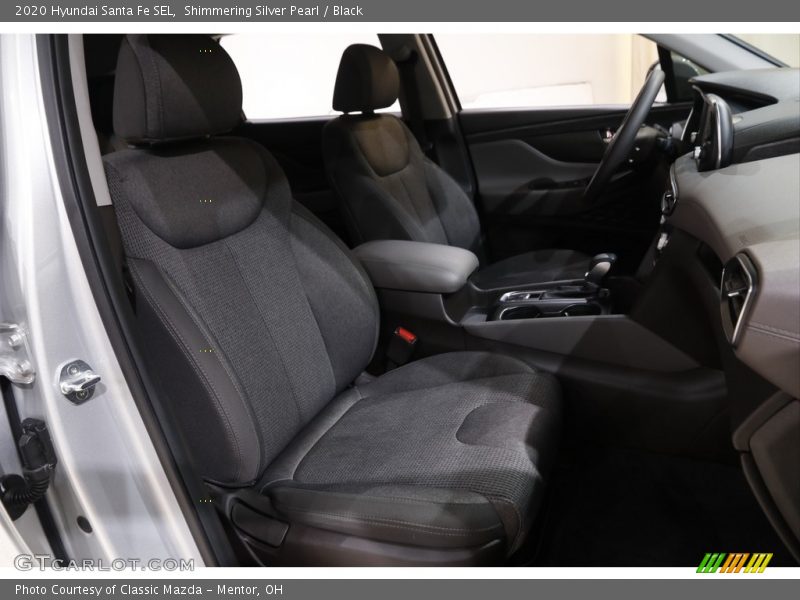 Shimmering Silver Pearl / Black 2020 Hyundai Santa Fe SEL