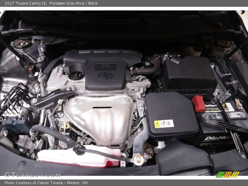 Predawn Gray Mica / Black 2017 Toyota Camry LE