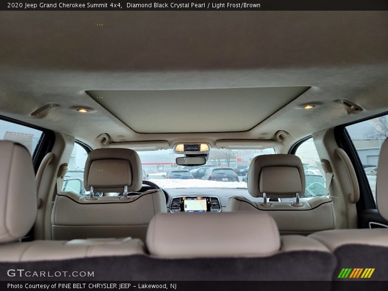 Diamond Black Crystal Pearl / Light Frost/Brown 2020 Jeep Grand Cherokee Summit 4x4