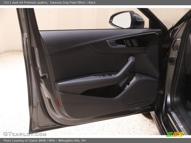 Daytona Gray Pearl Effect / Black 2021 Audi A4 Premium quattro