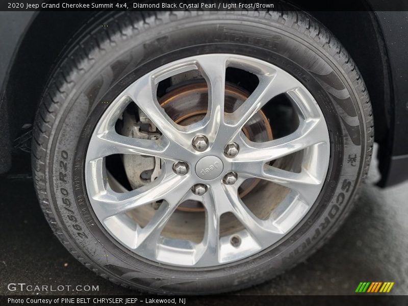 Diamond Black Crystal Pearl / Light Frost/Brown 2020 Jeep Grand Cherokee Summit 4x4