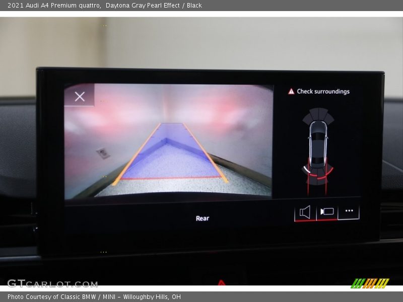 Daytona Gray Pearl Effect / Black 2021 Audi A4 Premium quattro