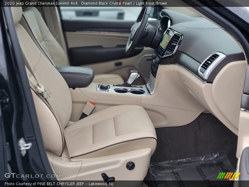 Diamond Black Crystal Pearl / Light Frost/Brown 2020 Jeep Grand Cherokee Summit 4x4