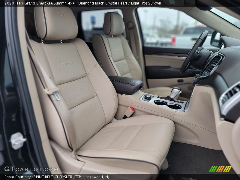 Diamond Black Crystal Pearl / Light Frost/Brown 2020 Jeep Grand Cherokee Summit 4x4