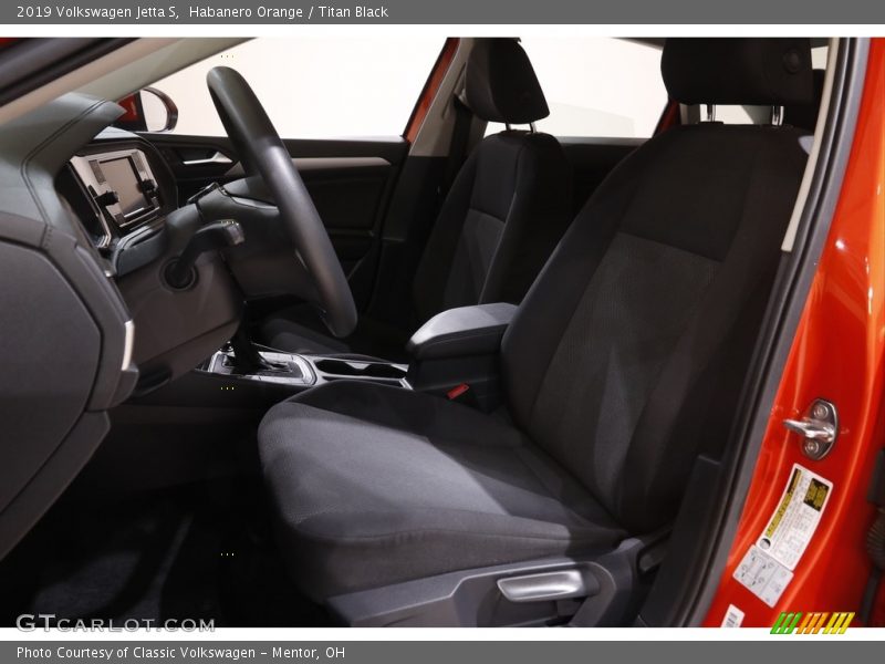 Habanero Orange / Titan Black 2019 Volkswagen Jetta S
