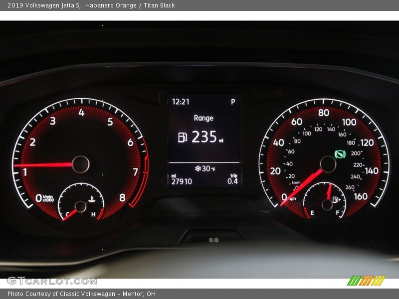  2019 Jetta S S Gauges