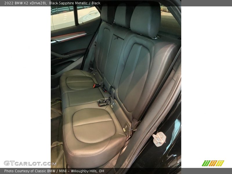 Rear Seat of 2022 X2 xDrive28i