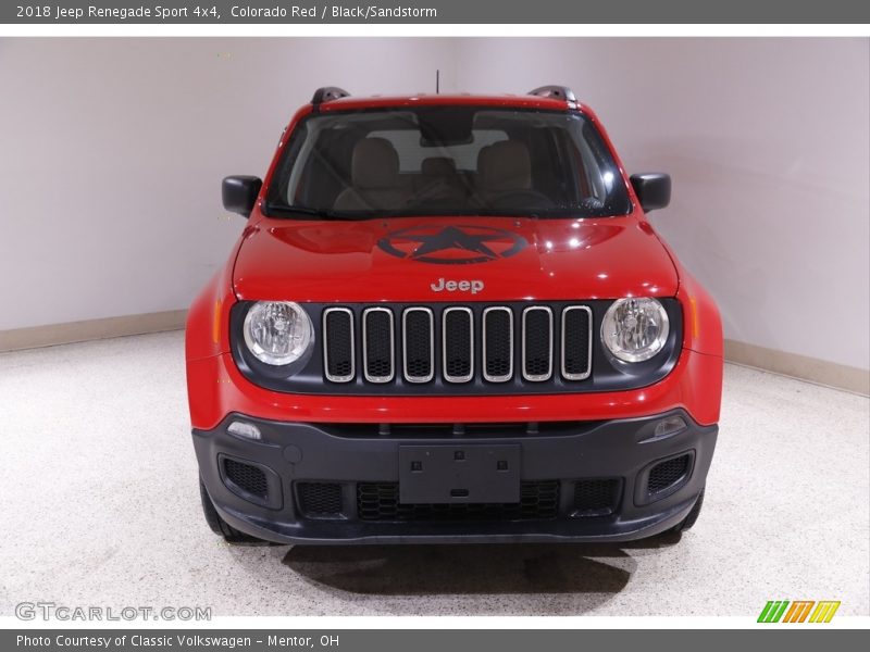 Colorado Red / Black/Sandstorm 2018 Jeep Renegade Sport 4x4