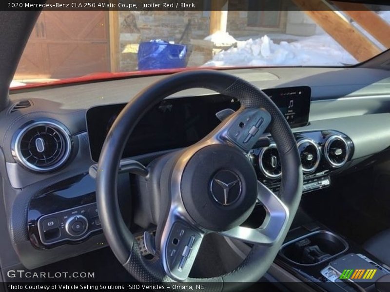 Jupiter Red / Black 2020 Mercedes-Benz CLA 250 4Matic Coupe