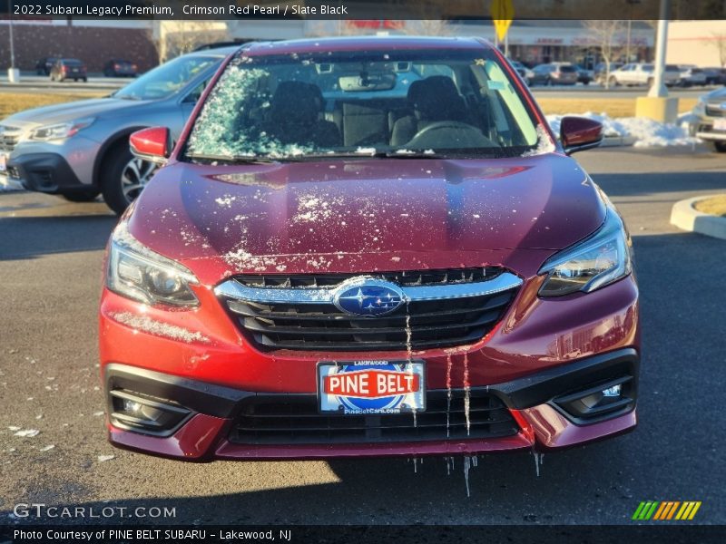 Crimson Red Pearl / Slate Black 2022 Subaru Legacy Premium