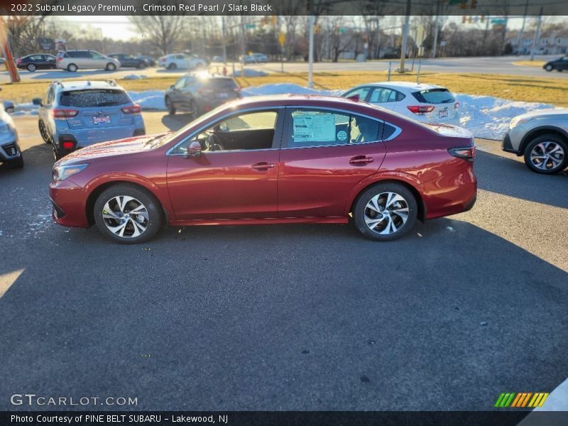 Crimson Red Pearl / Slate Black 2022 Subaru Legacy Premium