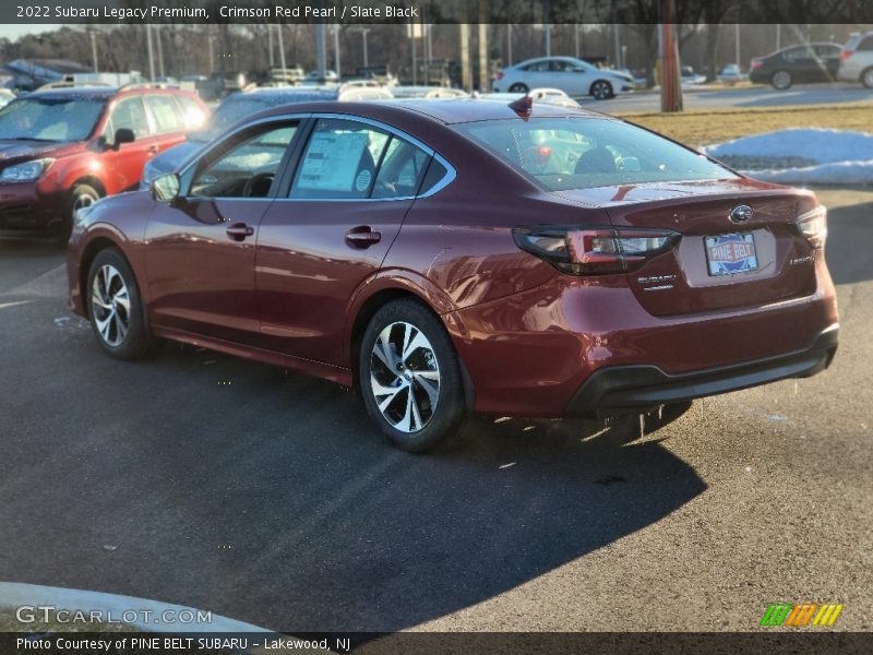 Crimson Red Pearl / Slate Black 2022 Subaru Legacy Premium