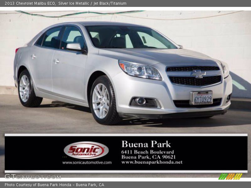 Silver Ice Metallic / Jet Black/Titanium 2013 Chevrolet Malibu ECO