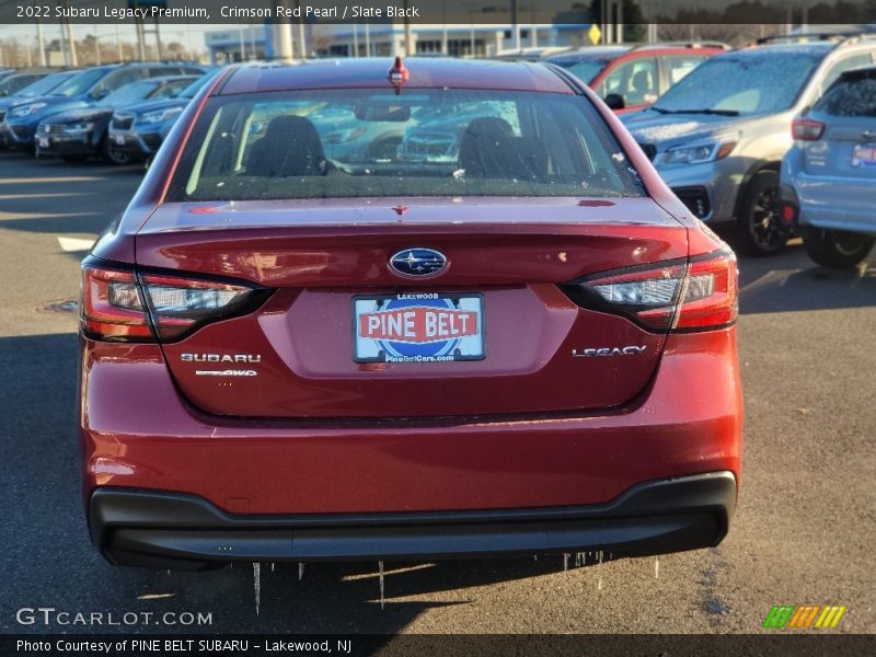 Crimson Red Pearl / Slate Black 2022 Subaru Legacy Premium
