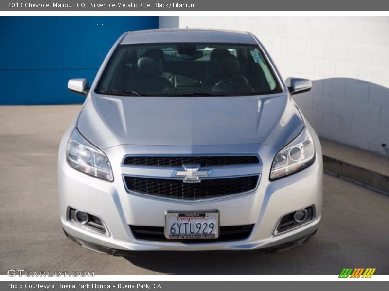 Silver Ice Metallic / Jet Black/Titanium 2013 Chevrolet Malibu ECO