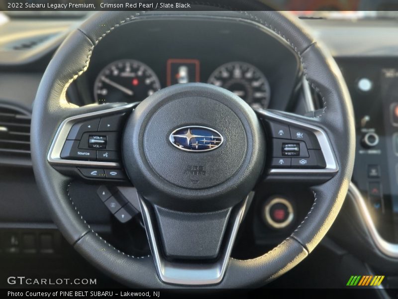 Crimson Red Pearl / Slate Black 2022 Subaru Legacy Premium