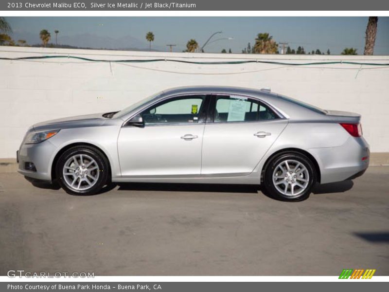 Silver Ice Metallic / Jet Black/Titanium 2013 Chevrolet Malibu ECO