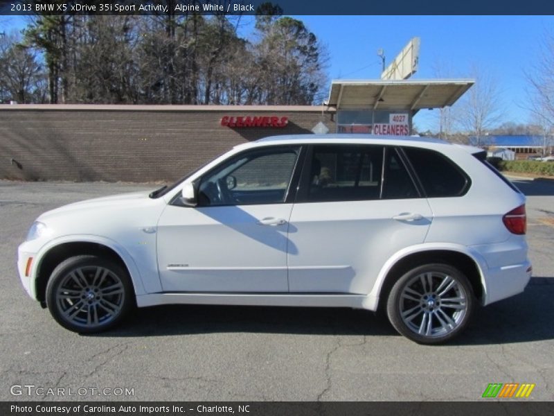 Alpine White / Black 2013 BMW X5 xDrive 35i Sport Activity