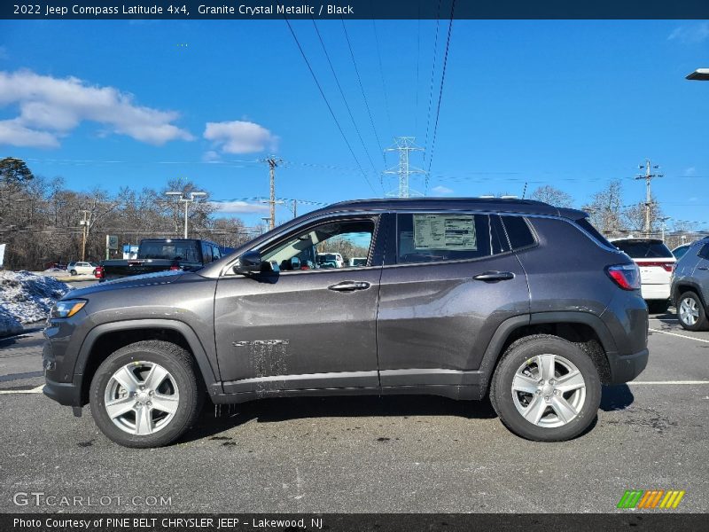 Granite Crystal Metallic / Black 2022 Jeep Compass Latitude 4x4