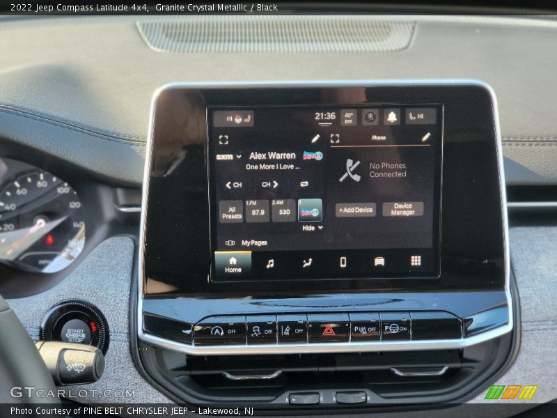 Granite Crystal Metallic / Black 2022 Jeep Compass Latitude 4x4