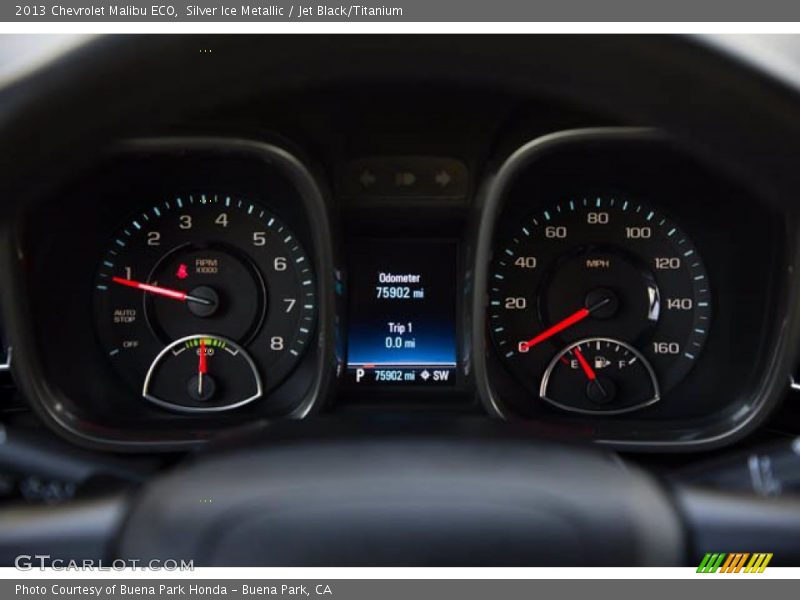 Silver Ice Metallic / Jet Black/Titanium 2013 Chevrolet Malibu ECO