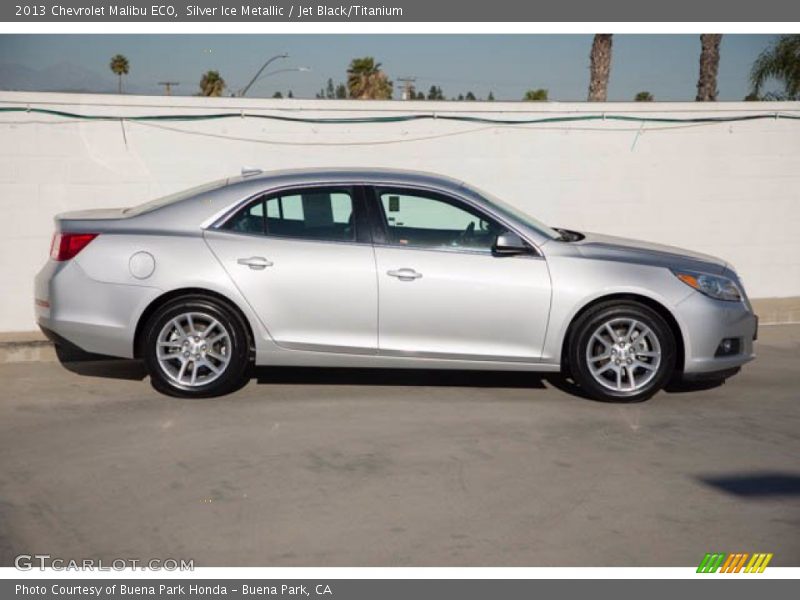 Silver Ice Metallic / Jet Black/Titanium 2013 Chevrolet Malibu ECO