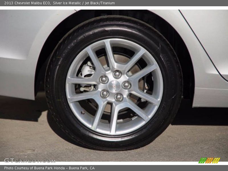 Silver Ice Metallic / Jet Black/Titanium 2013 Chevrolet Malibu ECO
