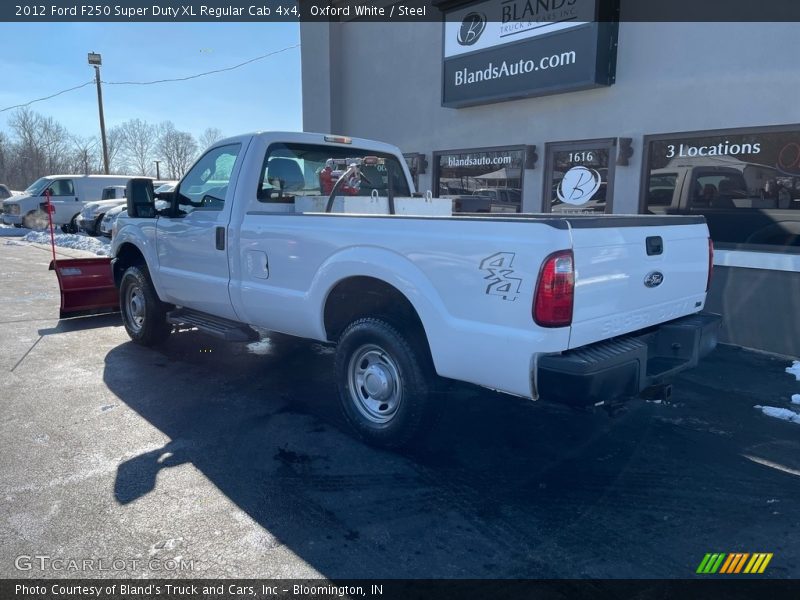 Oxford White / Steel 2012 Ford F250 Super Duty XL Regular Cab 4x4