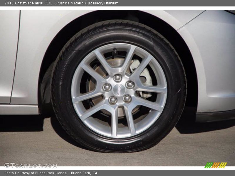 Silver Ice Metallic / Jet Black/Titanium 2013 Chevrolet Malibu ECO