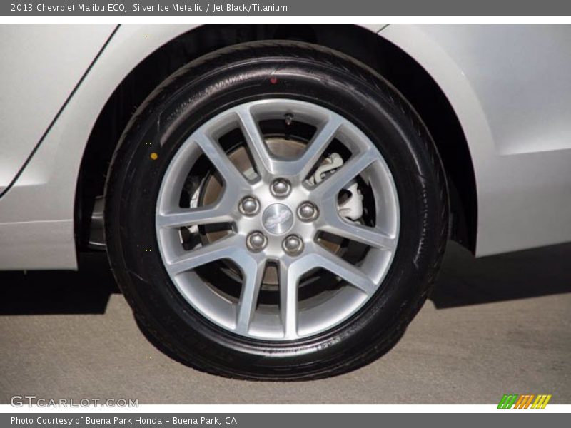 Silver Ice Metallic / Jet Black/Titanium 2013 Chevrolet Malibu ECO