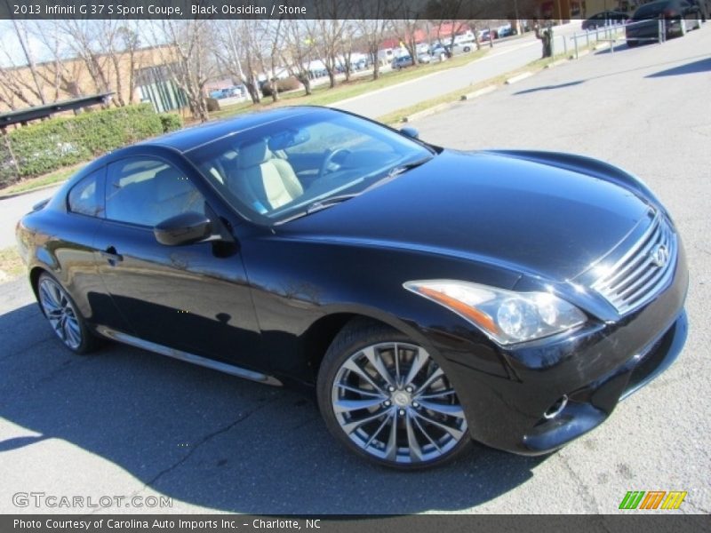 Black Obsidian / Stone 2013 Infiniti G 37 S Sport Coupe