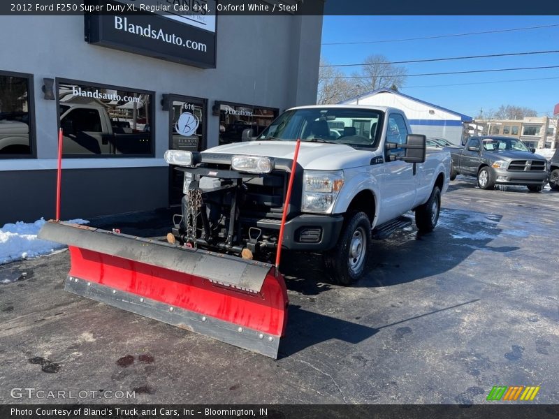 Oxford White / Steel 2012 Ford F250 Super Duty XL Regular Cab 4x4