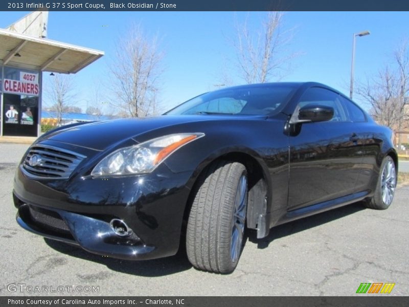 Black Obsidian / Stone 2013 Infiniti G 37 S Sport Coupe