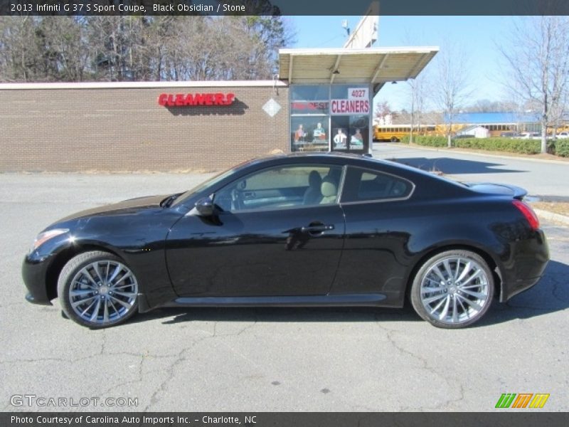 Black Obsidian / Stone 2013 Infiniti G 37 S Sport Coupe