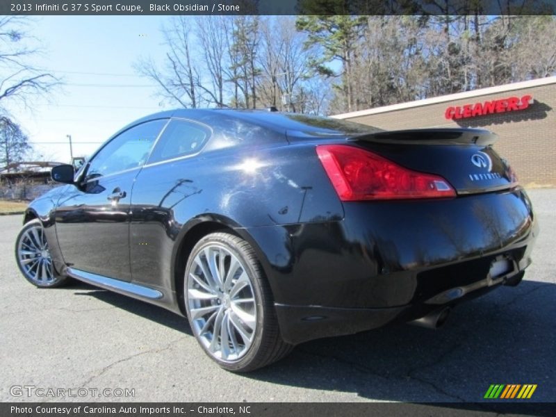 Black Obsidian / Stone 2013 Infiniti G 37 S Sport Coupe