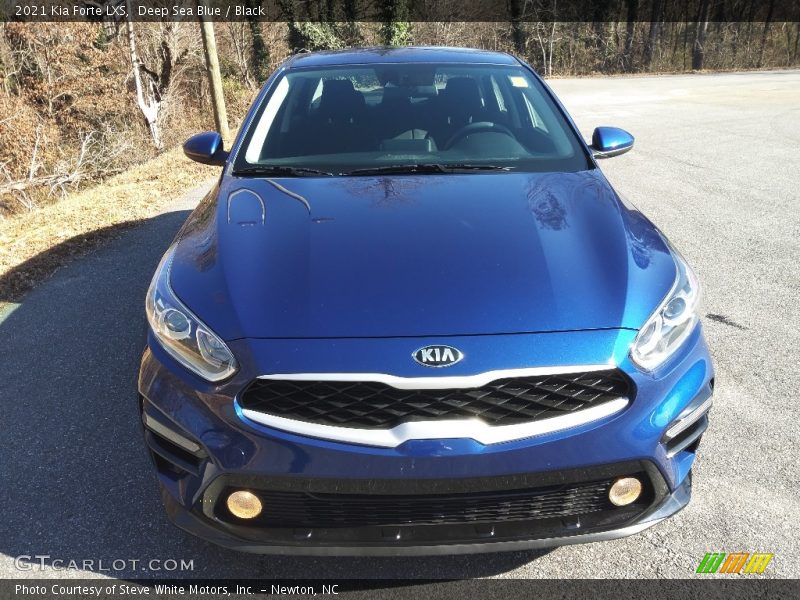 Deep Sea Blue / Black 2021 Kia Forte LXS