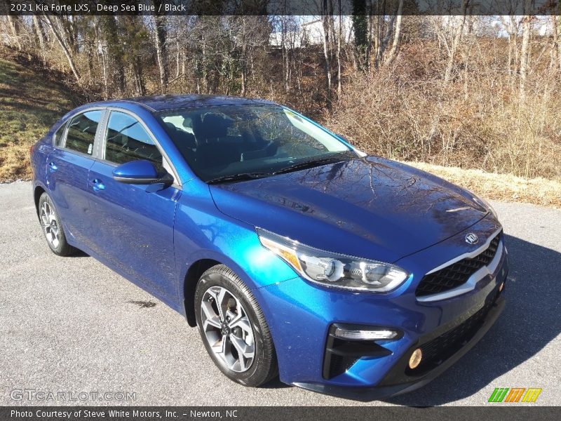 Deep Sea Blue / Black 2021 Kia Forte LXS