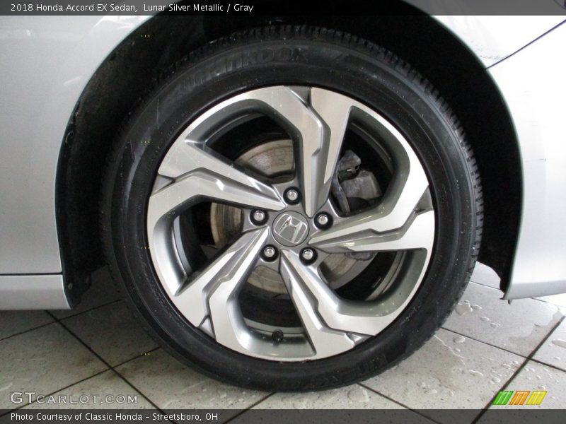 Lunar Silver Metallic / Gray 2018 Honda Accord EX Sedan