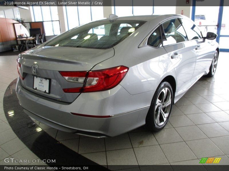 Lunar Silver Metallic / Gray 2018 Honda Accord EX Sedan