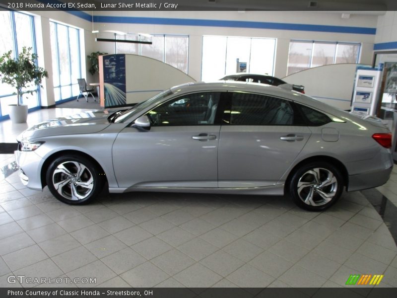 Lunar Silver Metallic / Gray 2018 Honda Accord EX Sedan