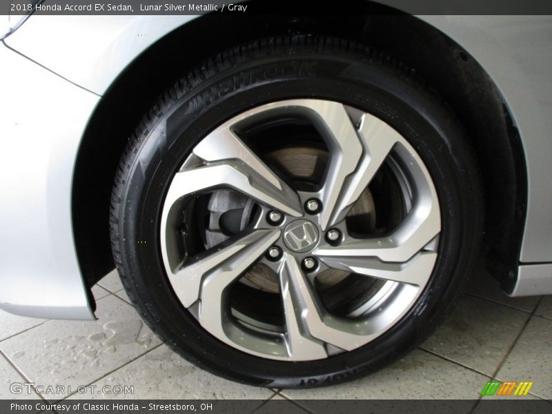 Lunar Silver Metallic / Gray 2018 Honda Accord EX Sedan