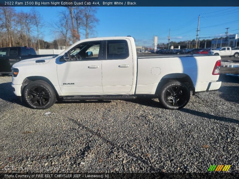 Bright White / Black 2022 Ram 1500 Big Horn Night Edition Quad Cab 4x4