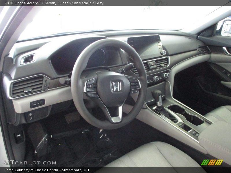 Lunar Silver Metallic / Gray 2018 Honda Accord EX Sedan