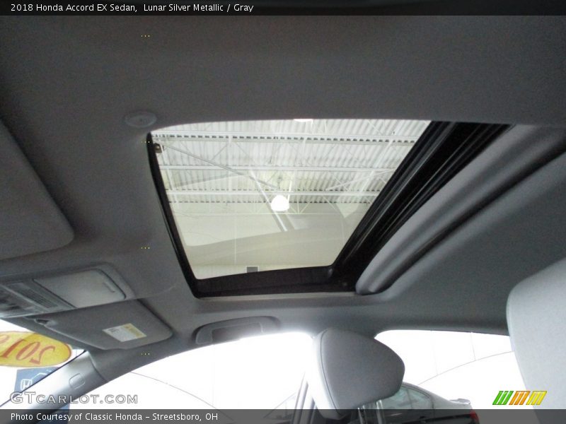 Lunar Silver Metallic / Gray 2018 Honda Accord EX Sedan