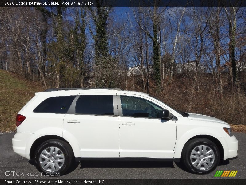 Vice White / Black 2020 Dodge Journey SE Value
