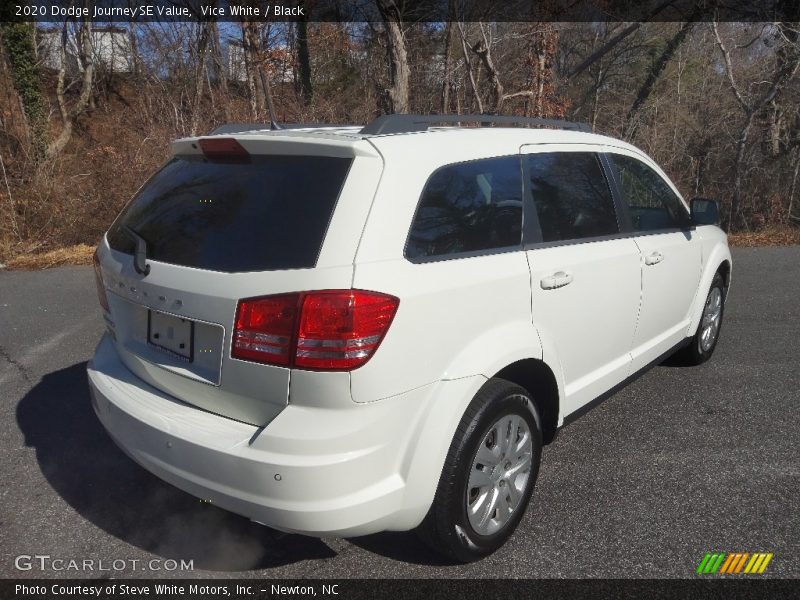 Vice White / Black 2020 Dodge Journey SE Value